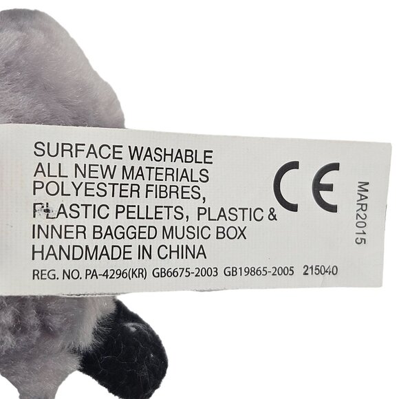 Aurora Lemur Small Plush Lemmee YooHoo And Friends Stuffed Animal Big Eyes Gray - Picture 8 of 9